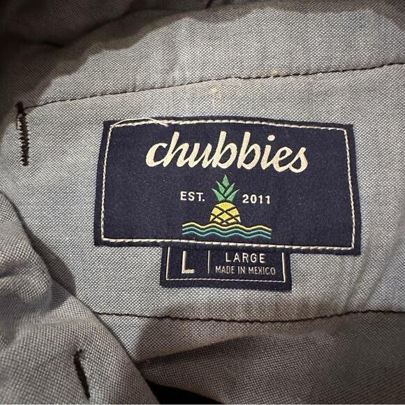 Chubbies The Dark N' Stormies Originals Stretch Twill Shorts 7" Inseam Sz L‎ NEW - Picture 5 of 9
